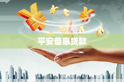海原平安普惠贷款