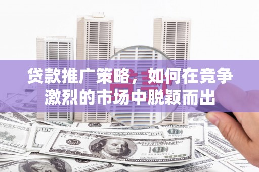 海原贷款推广策略，如何在竞争激烈的市场中脱颖而出