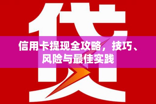 海原信用卡提现全攻略，技巧、风险与最佳实践