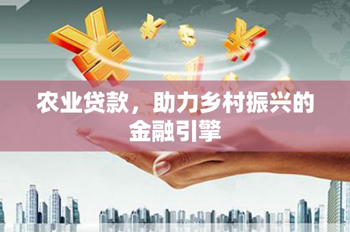 海原农业贷款，助力乡村振兴的金融引擎