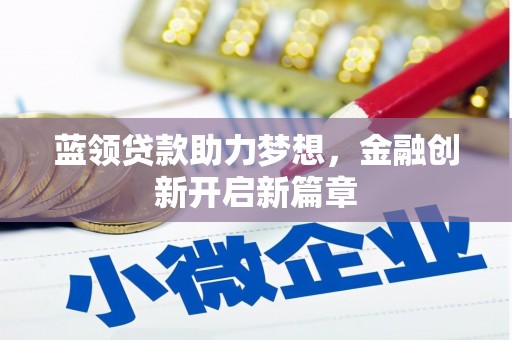 海原蓝领贷款助力梦想，金融创新开启新篇章