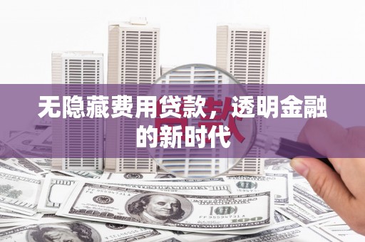 海原无隐藏费用贷款，透明金融的新时代