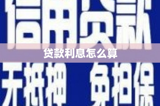 海原贷款利息怎么算