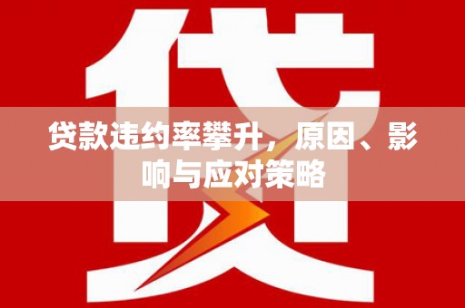 海原贷款违约率攀升，原因、影响与应对策略