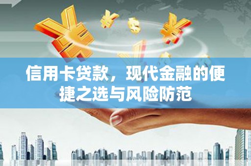 海原信用卡贷款，现代金融的便捷之选与风险防范