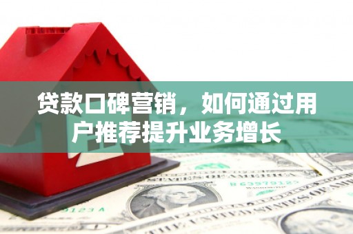 海原贷款口碑营销，如何通过用户推荐提升业务增长