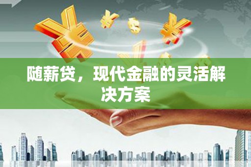 海原随薪贷，现代金融的灵活解决方案