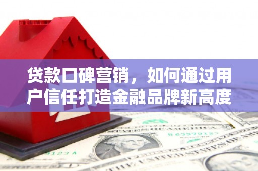 海原贷款口碑营销，如何通过用户信任打造金融品牌新高度