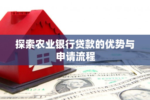 海原探索农业银行贷款的优势与申请流程