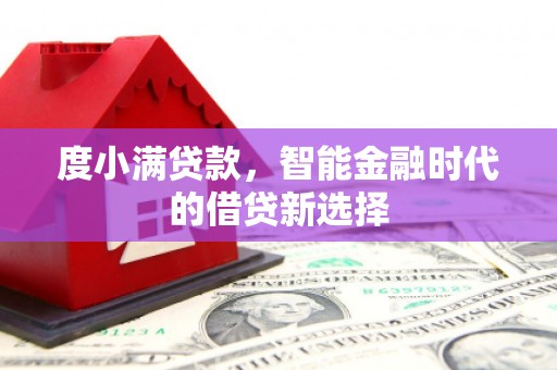 海原度小满贷款，智能金融时代的借贷新选择
