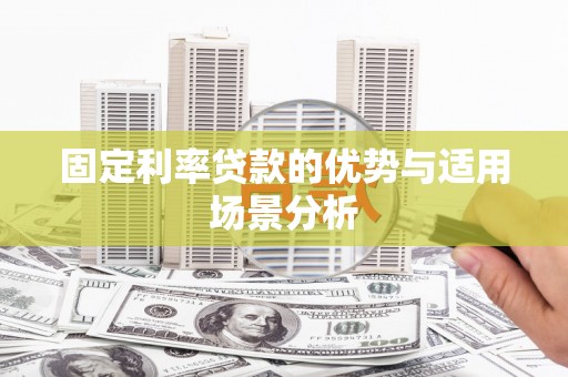 海原固定利率贷款的优势与适用场景分析