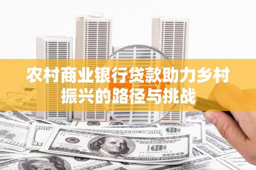 海原农村商业银行贷款助力乡村振兴的路径与挑战