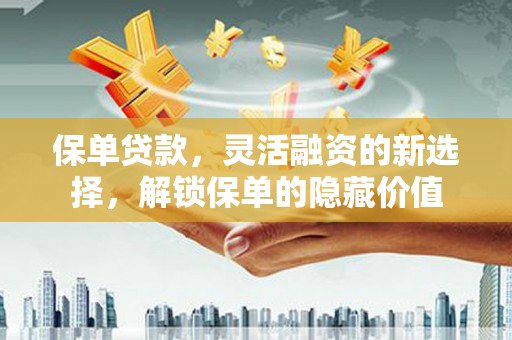 海原保单贷款，灵活融资的新选择，解锁保单的隐藏价值