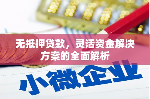 海原无抵押贷款，灵活资金解决方案的全面解析