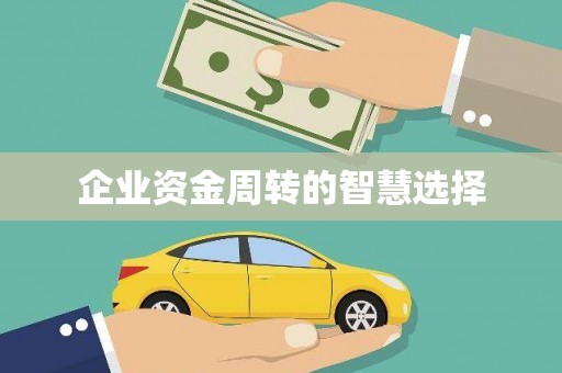 海原企业资金周转的智慧选择