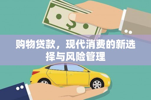 海原购物贷款，现代消费的新选择与风险管理