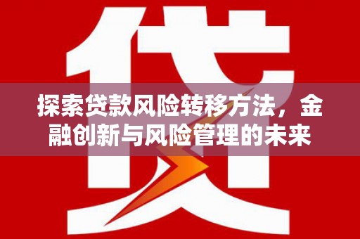 海原探索贷款风险转移方法，金融创新与风险管理的未来