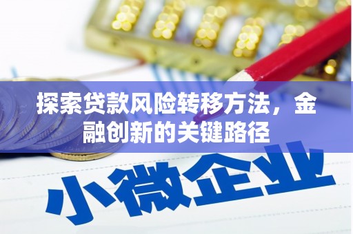 海原探索贷款风险转移方法，金融创新的关键路径