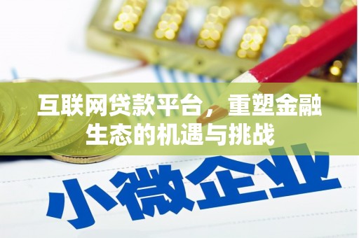 海原互联网贷款平台，重塑金融生态的机遇与挑战