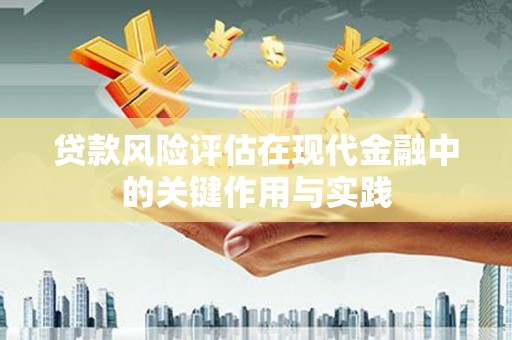 海原贷款风险评估在现代金融中的关键作用与实践