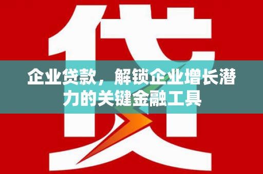 海原企业贷款，解锁企业增长潜力的关键金融工具