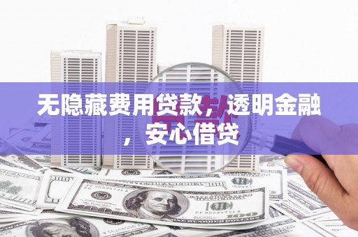 海原无隐藏费用贷款，透明金融，安心借贷