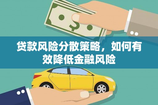 海原贷款风险分散策略，如何有效降低金融风险