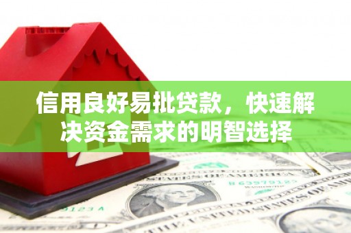 海原信用良好易批贷款，快速解决资金需求的明智选择