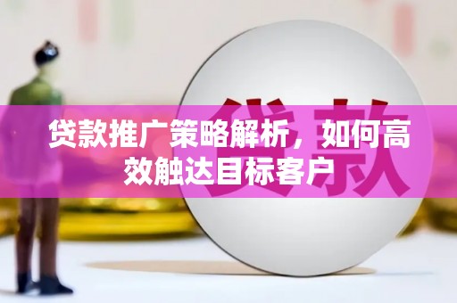 海原贷款推广策略解析，如何高效触达目标客户