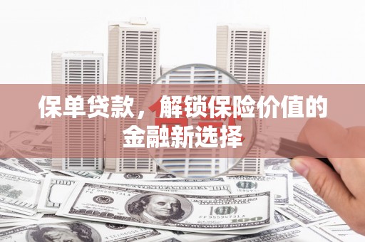海原保单贷款，解锁保险价值的金融新选择