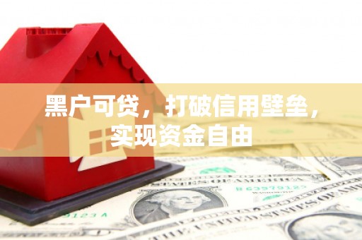 海原黑户可贷，打破信用壁垒，实现资金自由