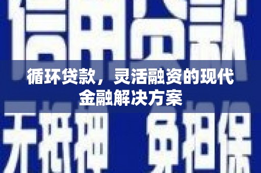 海原循环贷款，灵活融资的现代金融解决方案