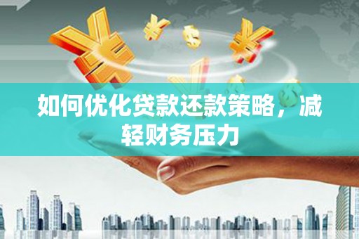 海原如何优化贷款还款策略，减轻财务压力