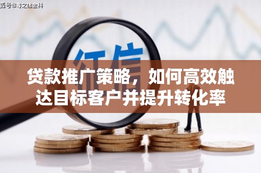 海原贷款推广策略，如何高效触达目标客户并提升转化率
