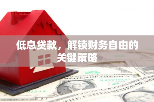海原低息贷款，解锁财务自由的关键策略