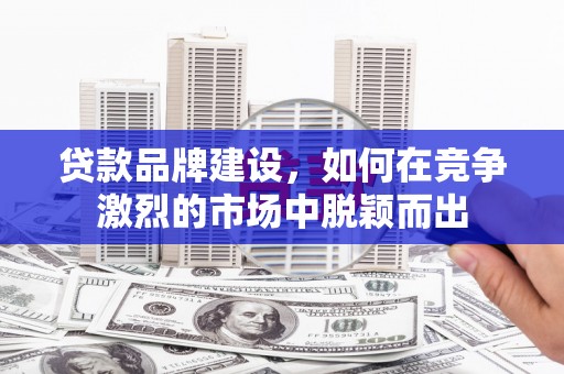 海原贷款品牌建设，如何在竞争激烈的市场中脱颖而出