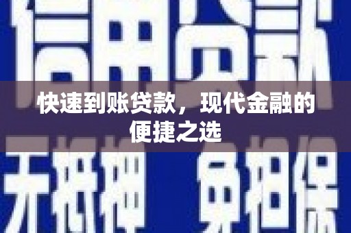海原快速到账贷款，现代金融的便捷之选