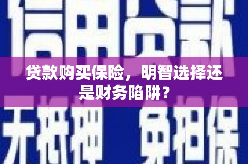 海原贷款购买保险，明智选择还是财务陷阱？