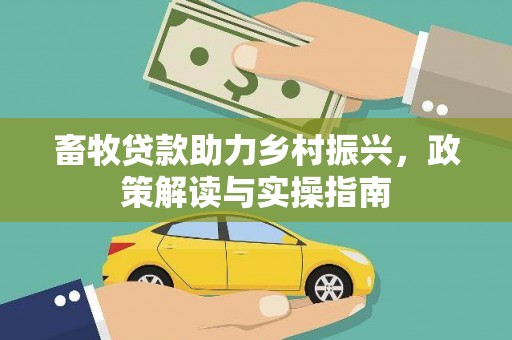 海原畜牧贷款助力乡村振兴，政策解读与实操指南