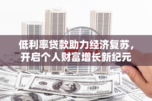 海原低利率贷款助力经济复苏，开启个人财富增长新纪元