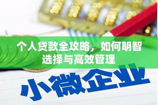 海原个人贷款全攻略，如何明智选择与高效管理