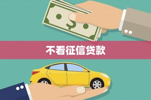 海原不看征信贷款